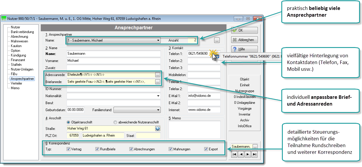 Register Anpsprechpartner