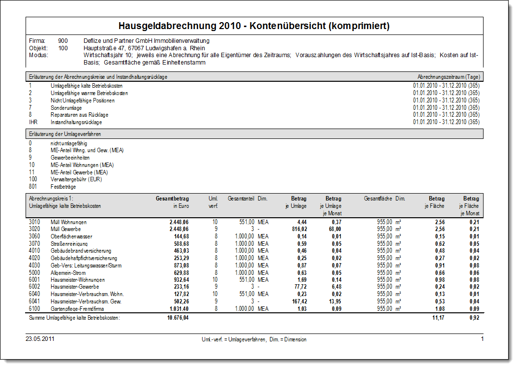 Kontenübersicht (Seite 1 von 3)